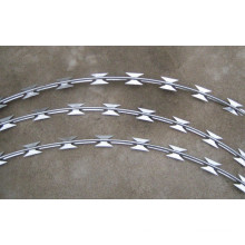 Low Price High Quality Galvanized Razor Wire, Concertina Razor Wire